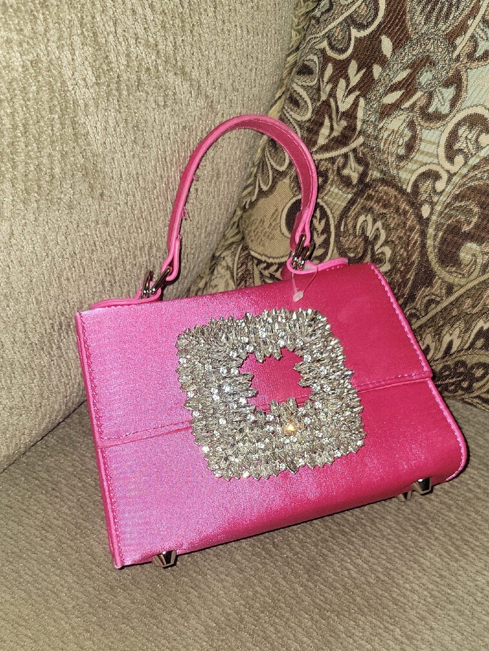 Pink Crystal Bag